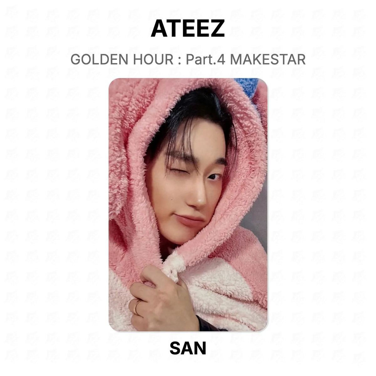 ATEEZ GOLDEN HOUR : Part.4 MAKESTAR Official Photocard