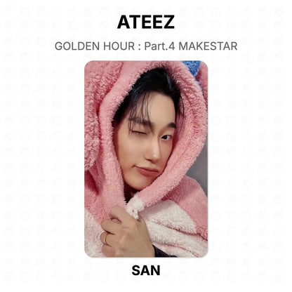 ATEEZ GOLDEN HOUR : Part.4 MAKESTAR Official Photocard