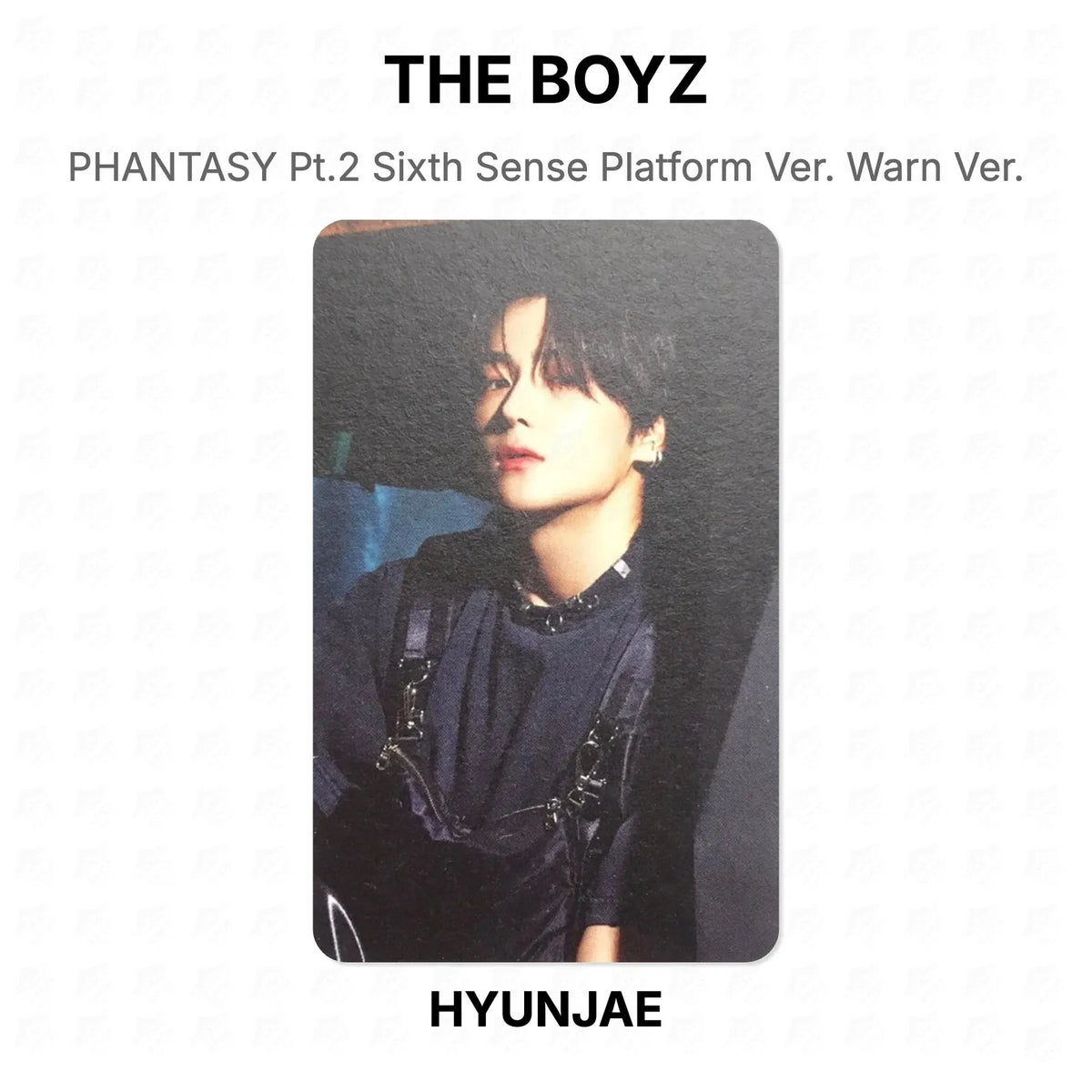 THE BOYZ PHANTASY Pt.2 Sixth Sense Platform Ver. Warn Ver. Official Photocard
