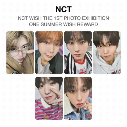 NCT WISH THE 1ST PHOTO EXHIBITION ONE SUMMER WISH REWARD Official Photocard