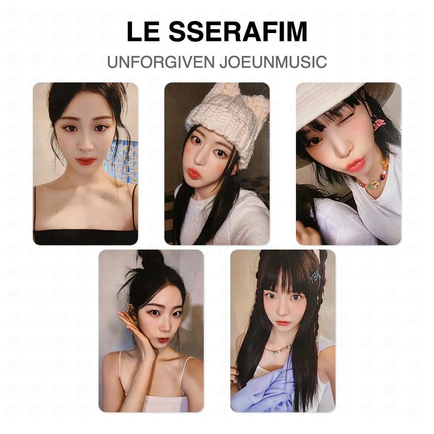 LE SSERAFIM UNFORGIVEN JOEUNMUSIC Official Photocard