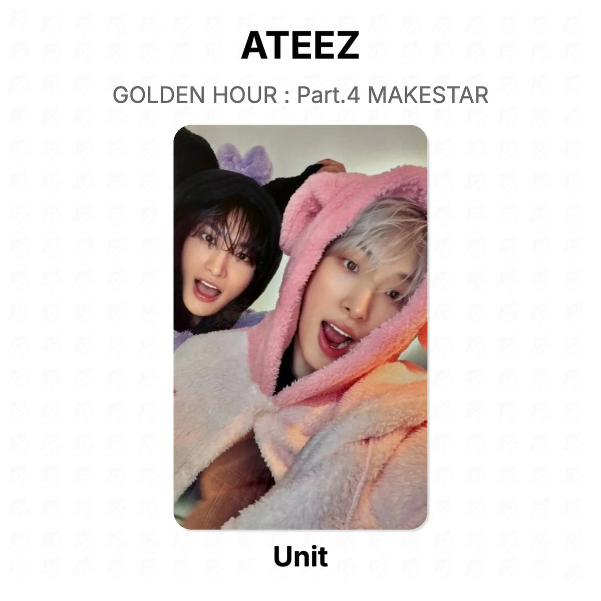 ATEEZ GOLDEN HOUR : Part.4 MAKESTAR Official Photocard