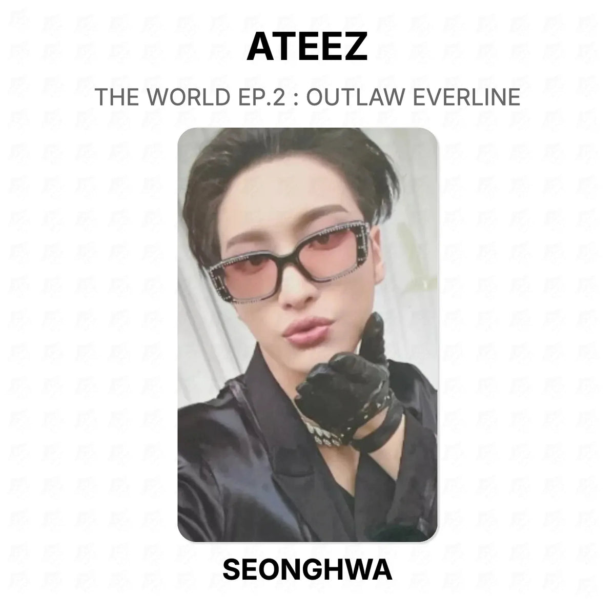 ATEEZ THE WORLD EP.2 : OUTLAW EVERLINE Official Photocard