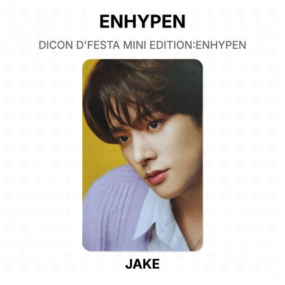 ENHYPEN DICON D'FESTA MINI EDITION:ENHYPEN Official Photocard