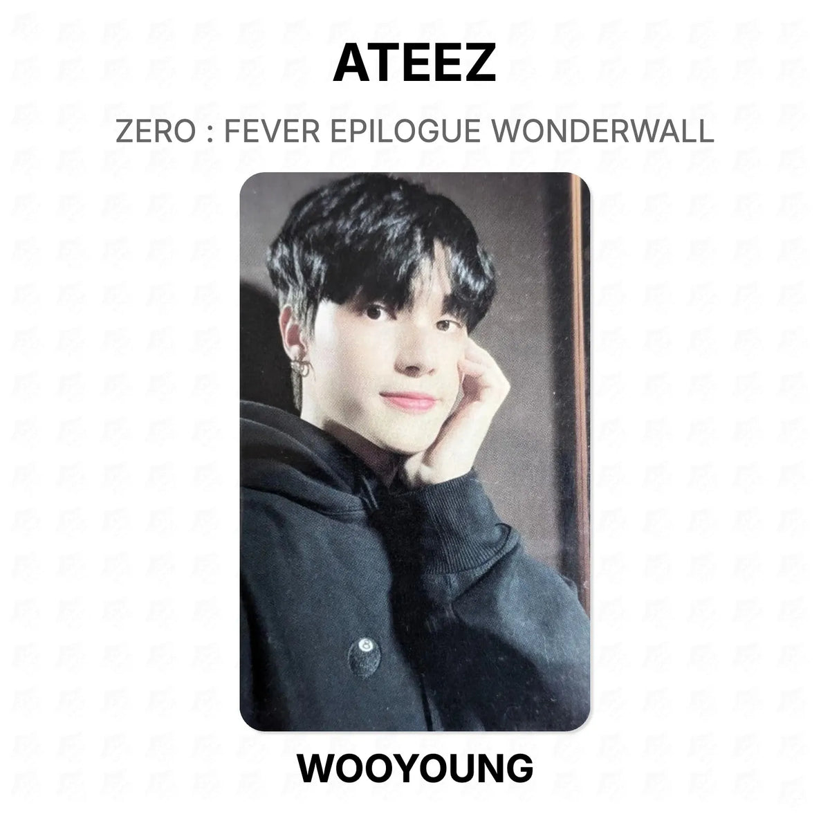 ATEEZ ZERO : FEVER EPILOGUE WONDERWALL Official Photocard