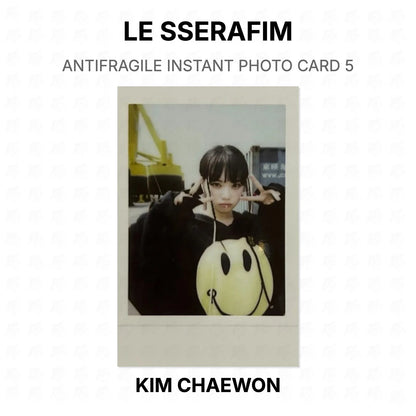 LE SSERAFIM ANTIFRAGILE INSTANT PHOTO CARD 5 Official Photocard