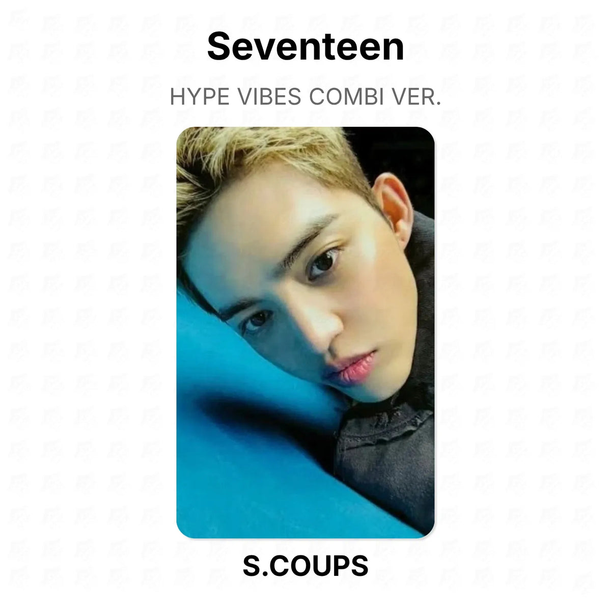 Seventeen HYPE VIBES COMBI VER. Official Photocard
