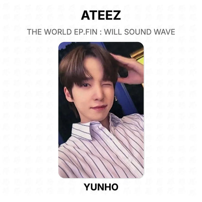 ATEEZ THE WORLD EP.FIN : WILL SOUND WAVE Official Photocard