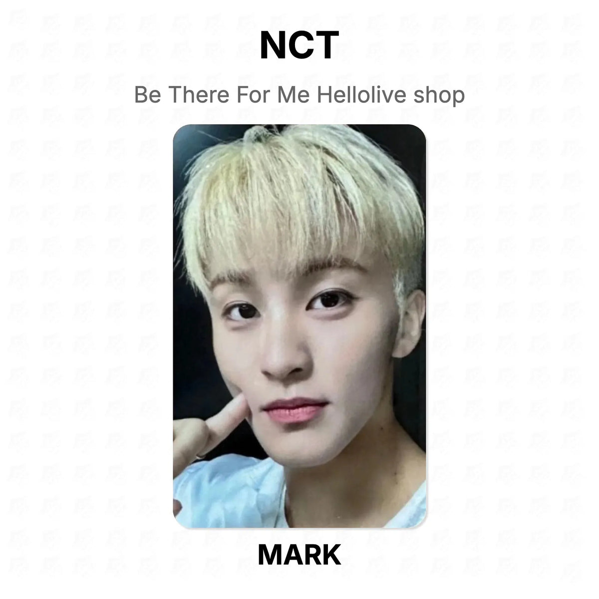 NCT Be There For Me Hellolive shop Official Photocard