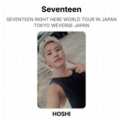 Seventeen RIGHT HERE WORLD TOUR IN JAPAN TOKYO WEVERSE JAPAN Official Photocard