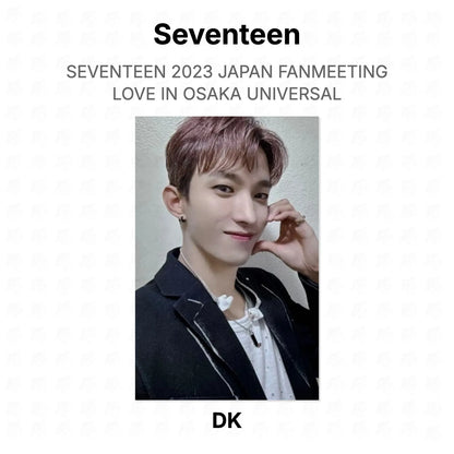 Seventeen 2023 JAPAN FANMEETING LOVE IN OSAKA UNIVERSAL Official Photocard