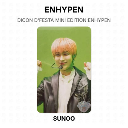 ENHYPEN DICON D'FESTA MINI EDITION:ENHYPEN Official Photocard