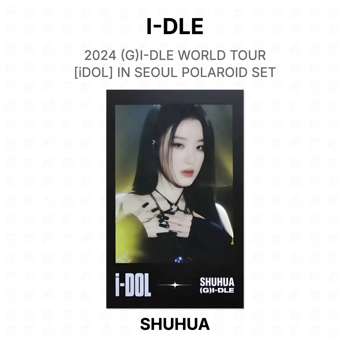I-DLE 2024 (G)I-DLE WORLD TOUR [iDOL] IN SEOUL POLAROID SET Official Photocard