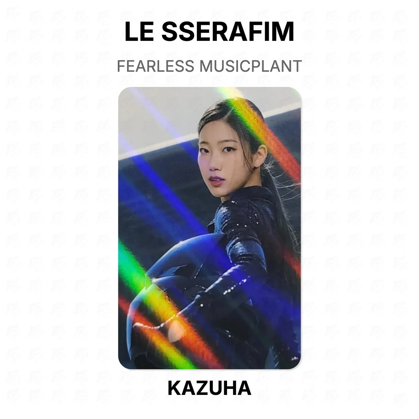 LE SSERAFIM FEARLESS MUSICPLANT Official Photocard