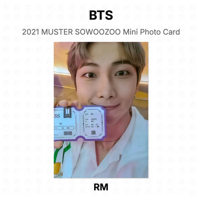 BTS 2021 MUSTER SOWOOZOO Mini Photo Card โฟโต้การ์ดของแท้