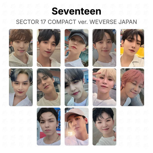 Seventeen SECTOR 17 COMPACT ver. WEVERSE JAPAN Official Photocard