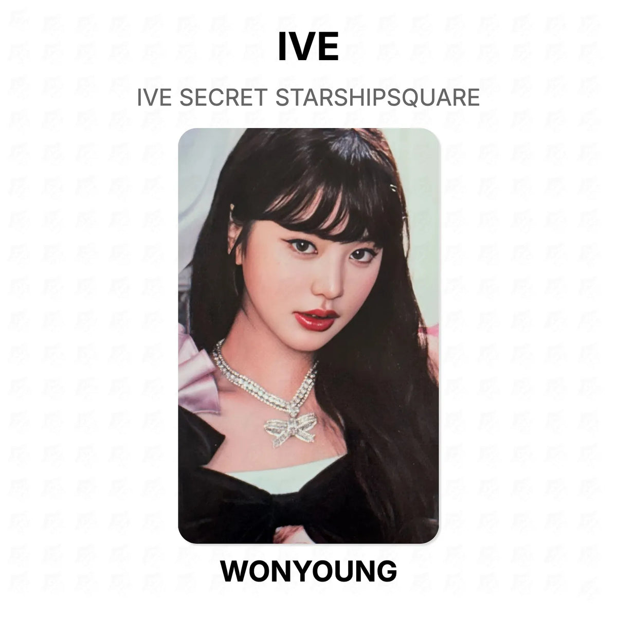 IVE SECRET STARSHIPSQUARE Official Photocard