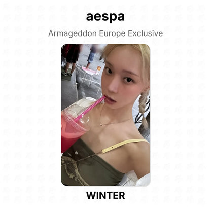 aespa Armageddon Europe Exclusive Official Photocard