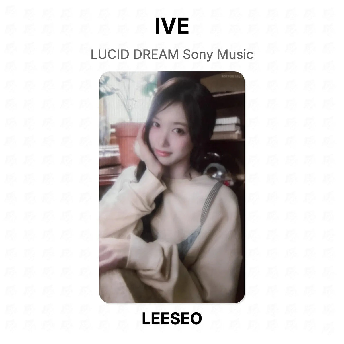 IVE LUCID DREAM Sony Music Official Photocard