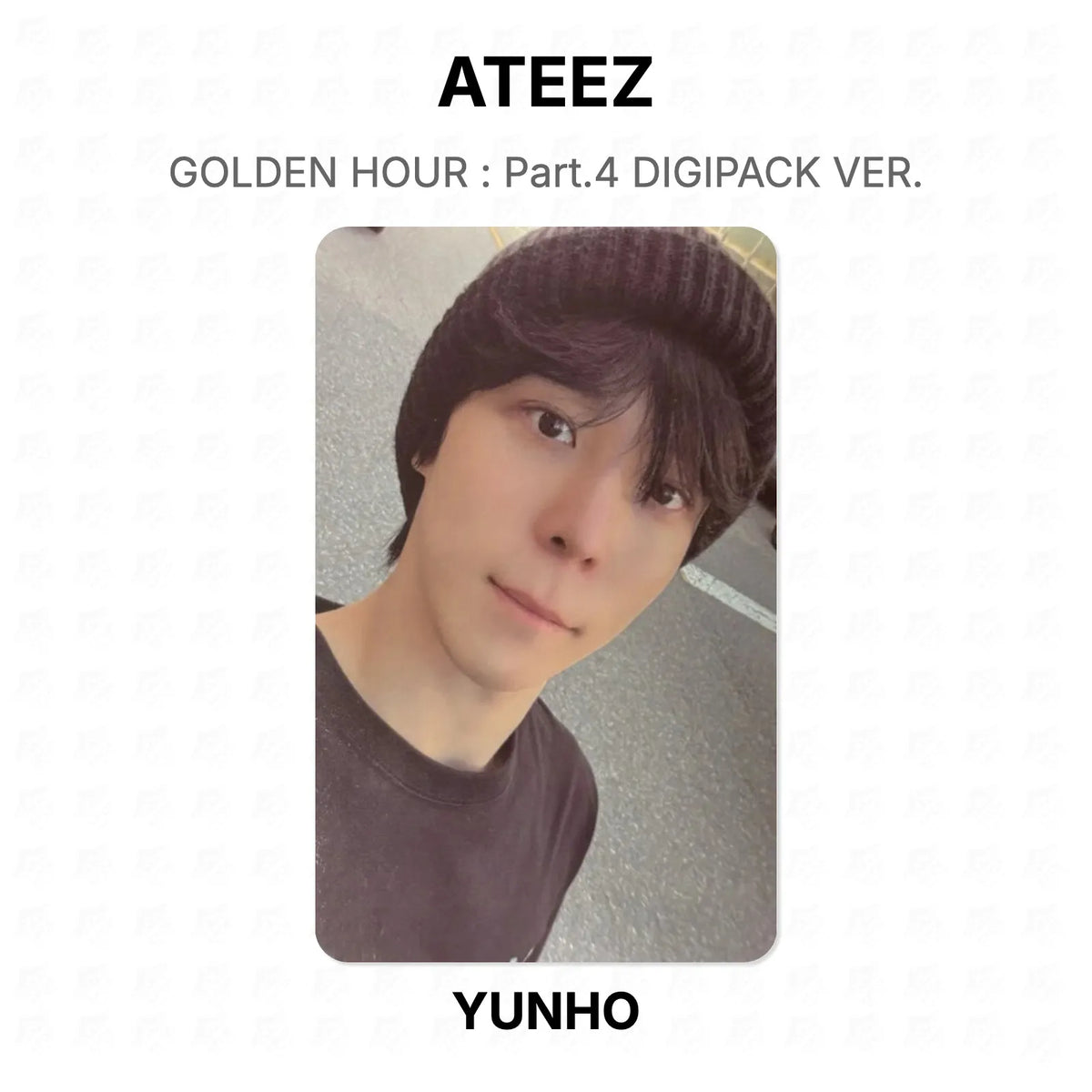 ATEEZ GOLDEN HOUR : Part.4 DIGIPACK VER. Official Photocard