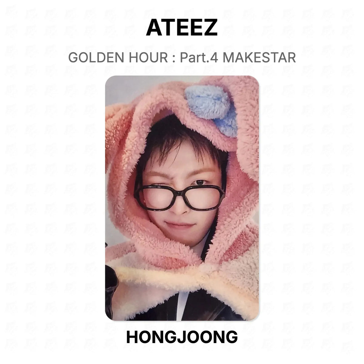ATEEZ GOLDEN HOUR : Part.4 MAKESTAR Official Photocard