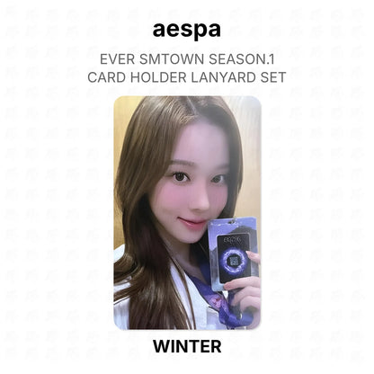 aespa EVER SMTOWN SEASON.1 CARD HOLDER LANYARD SET Official Photocard