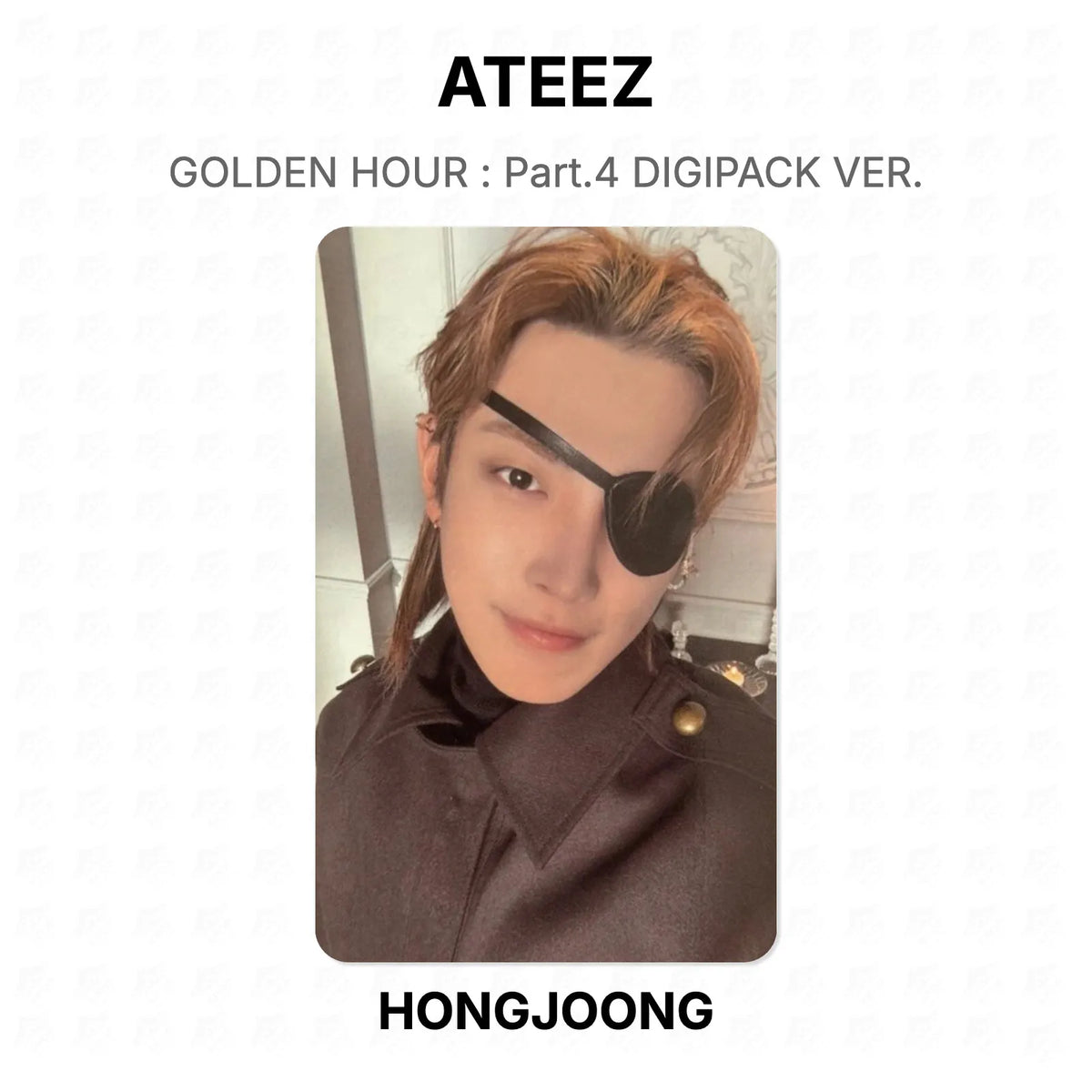 ATEEZ GOLDEN HOUR : Part.4 DIGIPACK VER. Official Photocard