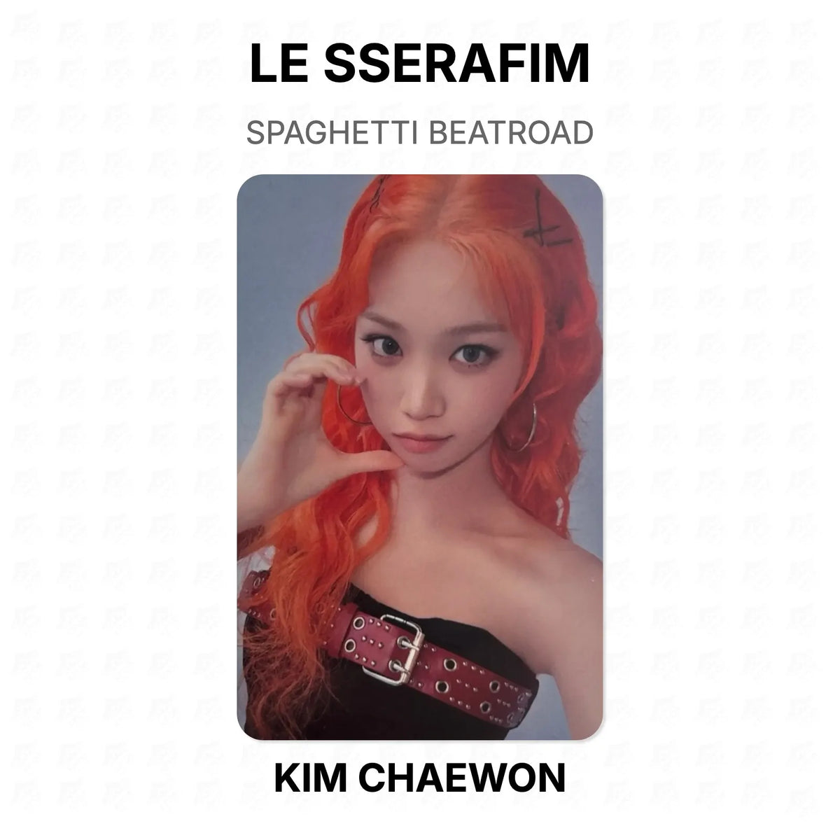 LE SSERAFIM SPAGHETTI BEATROAD Official Photocard