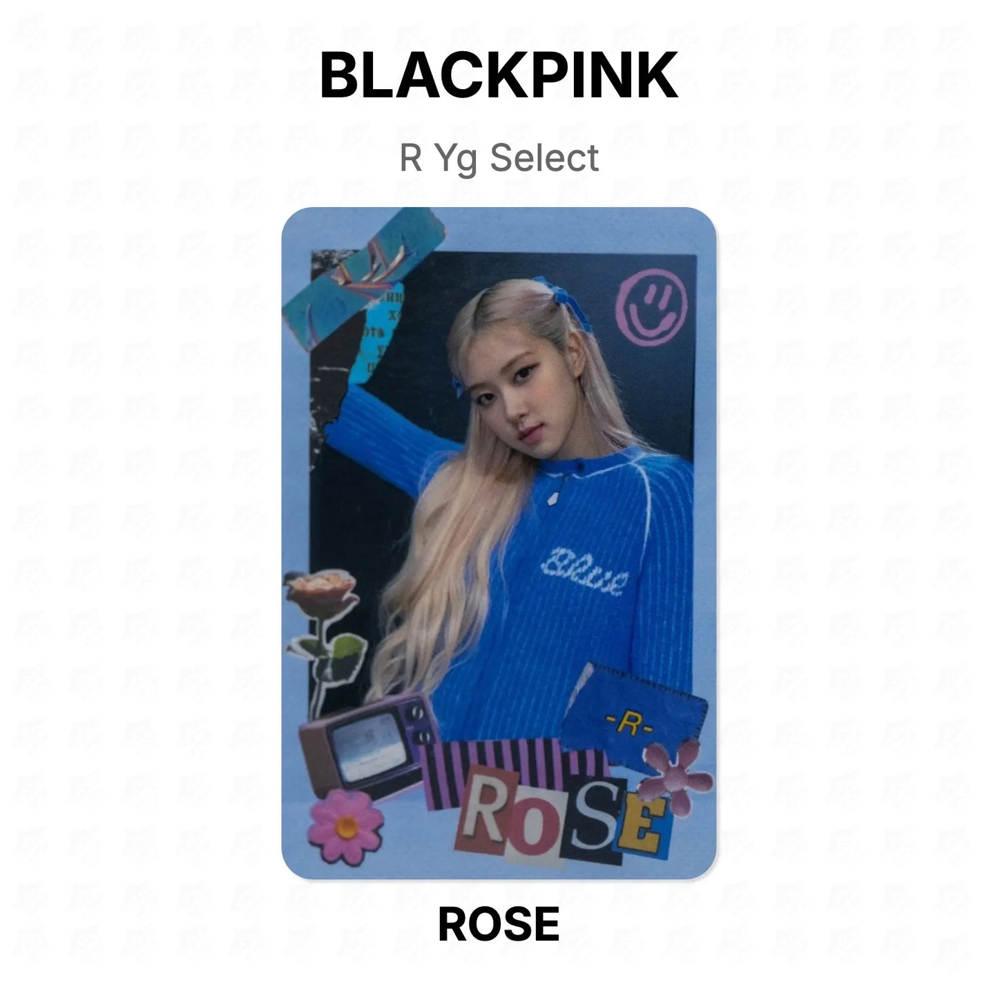 BLACKPINK R Yg Select Official Photocard