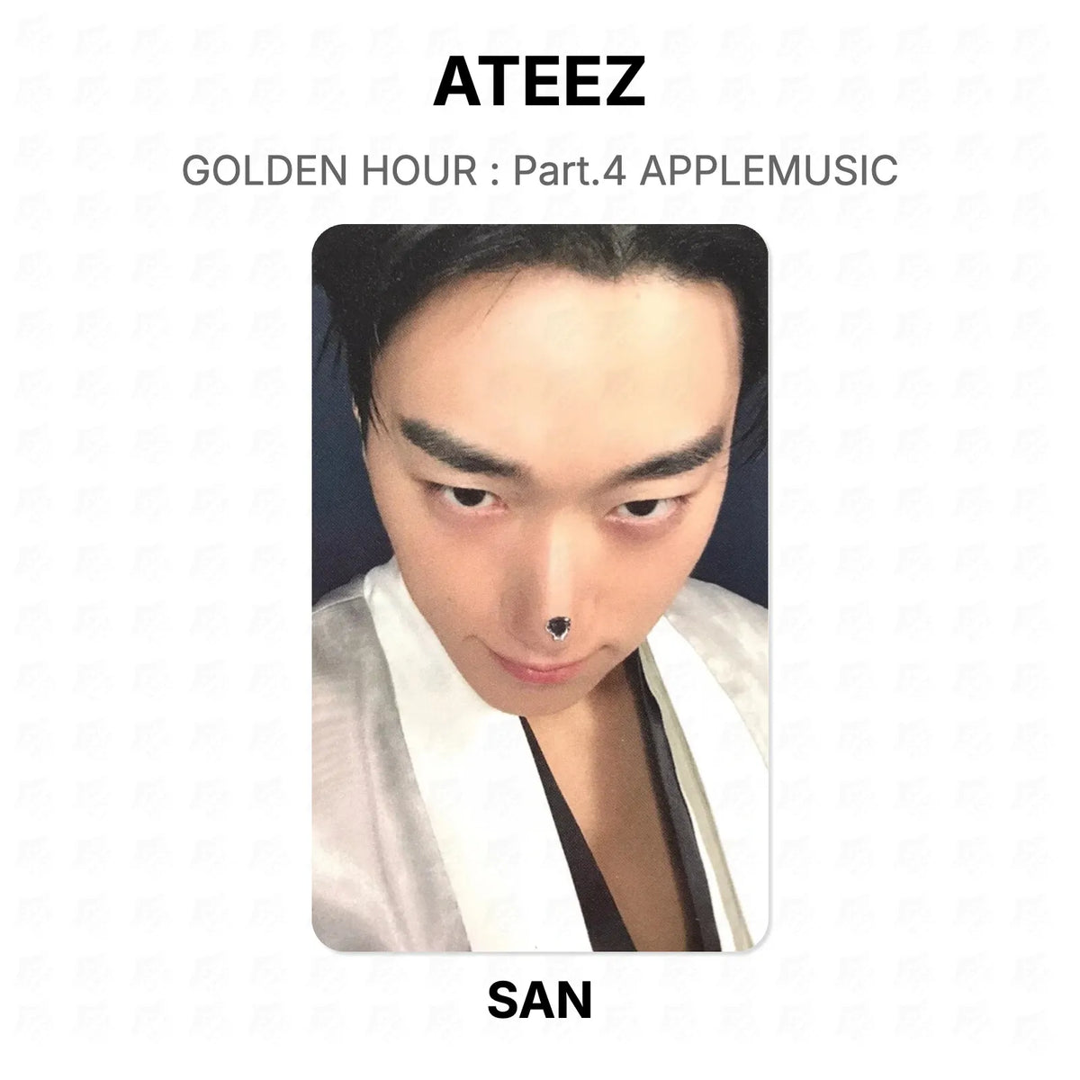 ATEEZ GOLDEN HOUR : Part.4 APPLEMUSIC Official Photocard