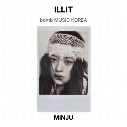 ILLIT bomb MUSIC KOREA Official Photocard