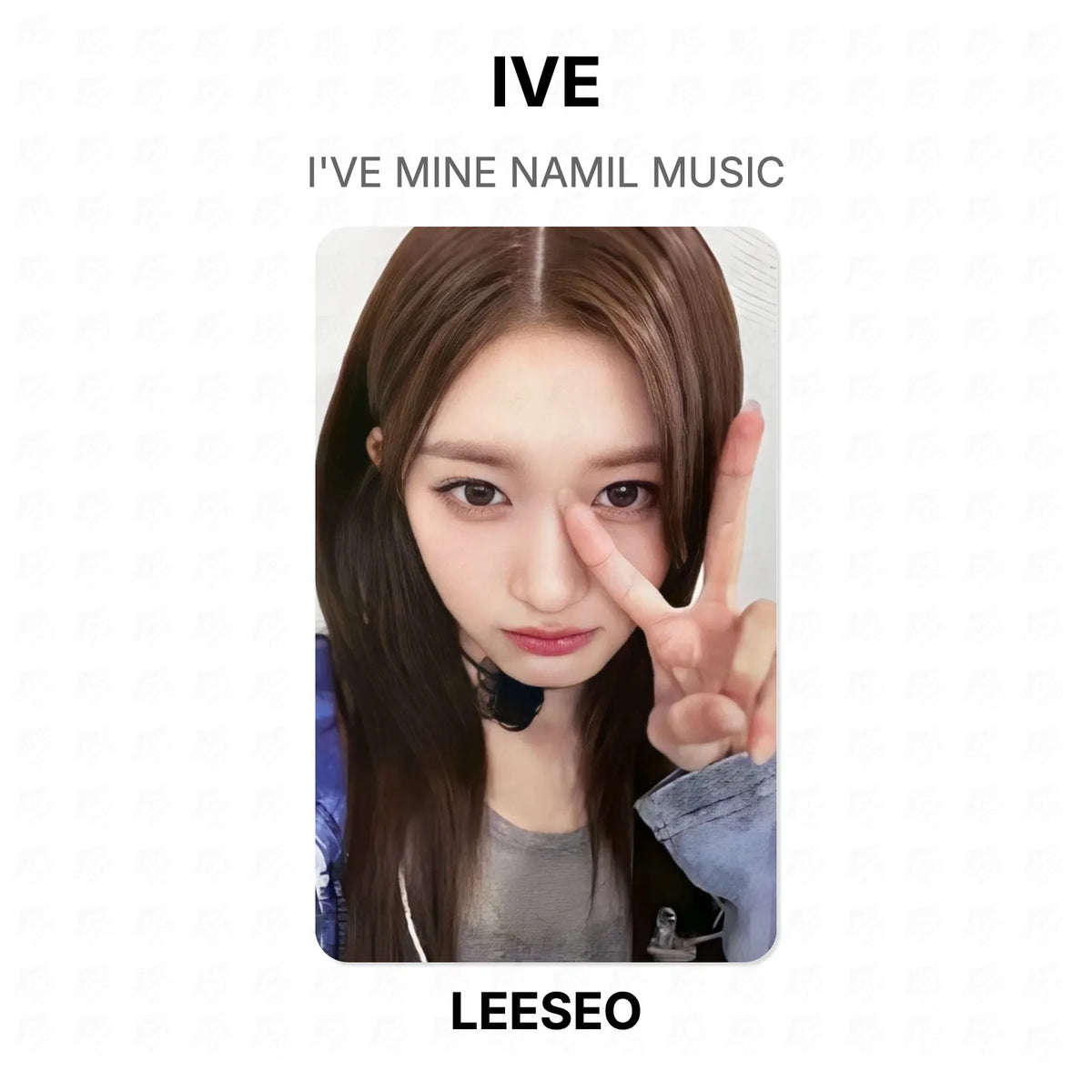 IVE I'VE MINE NAMIL MUSIC Official Photocard