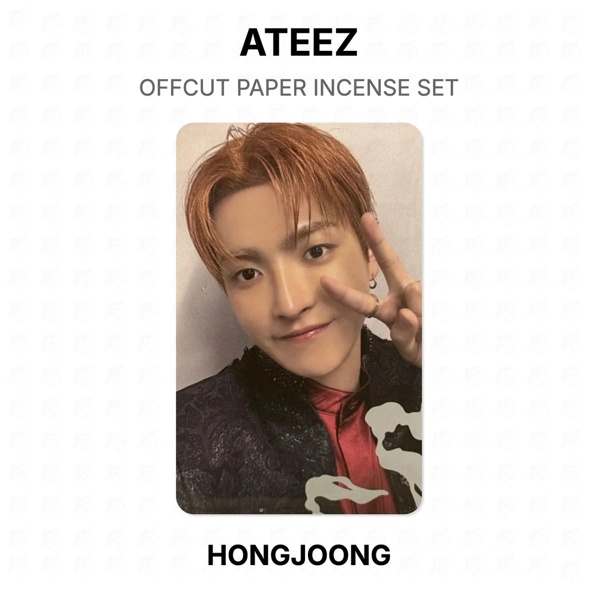 ATEEZ OFFCUT PAPER INCENSE SET Official Photocard