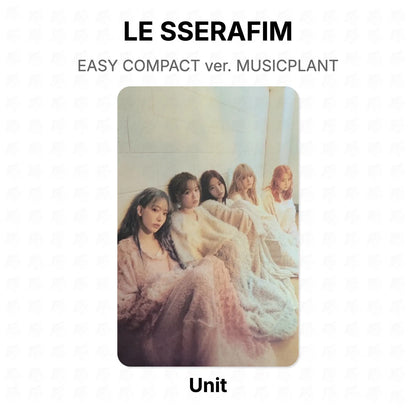 LE SSERAFIM EASY COMPACT ver. MUSICPLANT Official Photocard