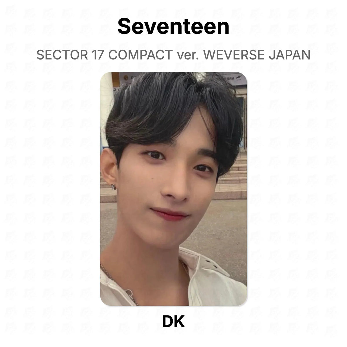 Seventeen SECTOR 17 COMPACT ver. WEVERSE JAPAN Official Photocard