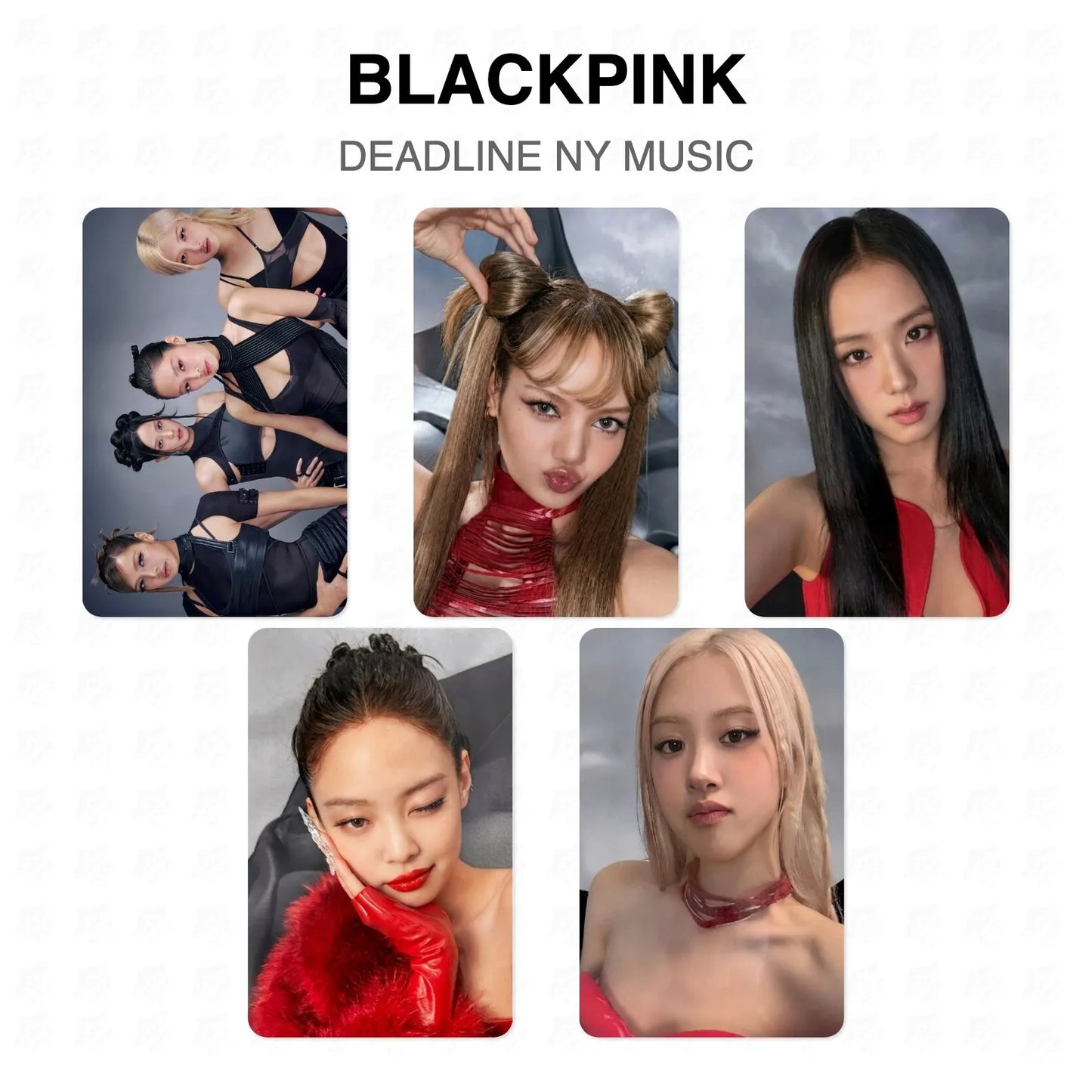 BLACKPINK DEADLINE NY MUSIC Official Photocard