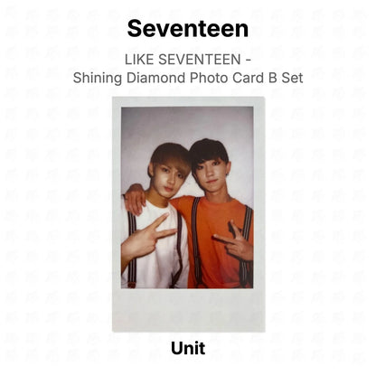 Seventeen LIKE SEVENTEEN - Shining Diamond Photo Card B Set Official Photocard