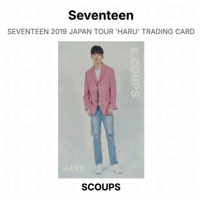 Seventeen 2019 JAPAN TOUR 'HARU' TRADING CARD Official Photocard