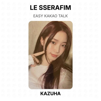 LE SSERAFIM EASY KAKAO TALK Official Photocard