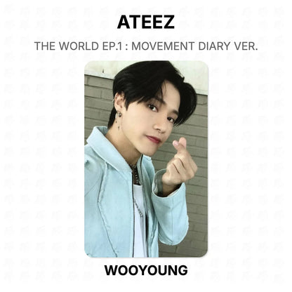 ATEEZ THE WORLD EP.1 : MOVEMENT DIARY VER. Official Photocard