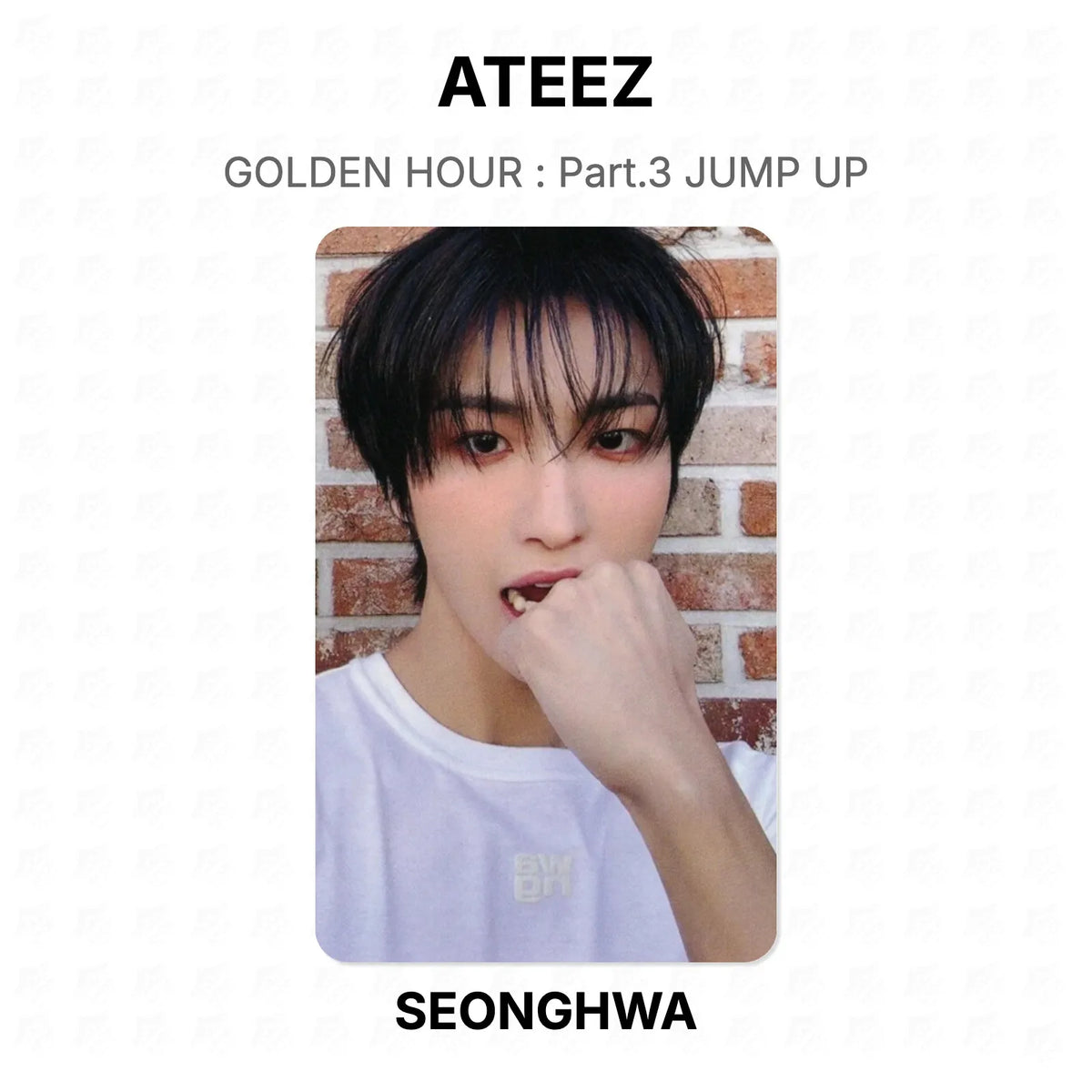 ATEEZ GOLDEN HOUR : Part.3 JUMP UP Official Photocard