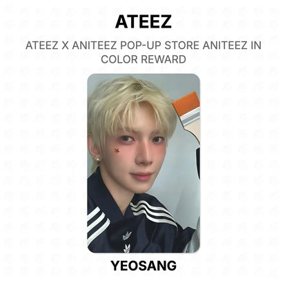 ATEEZ X ANITEEZ POP-UP STORE ANITEEZ IN COLOR REWARD Official Photocard