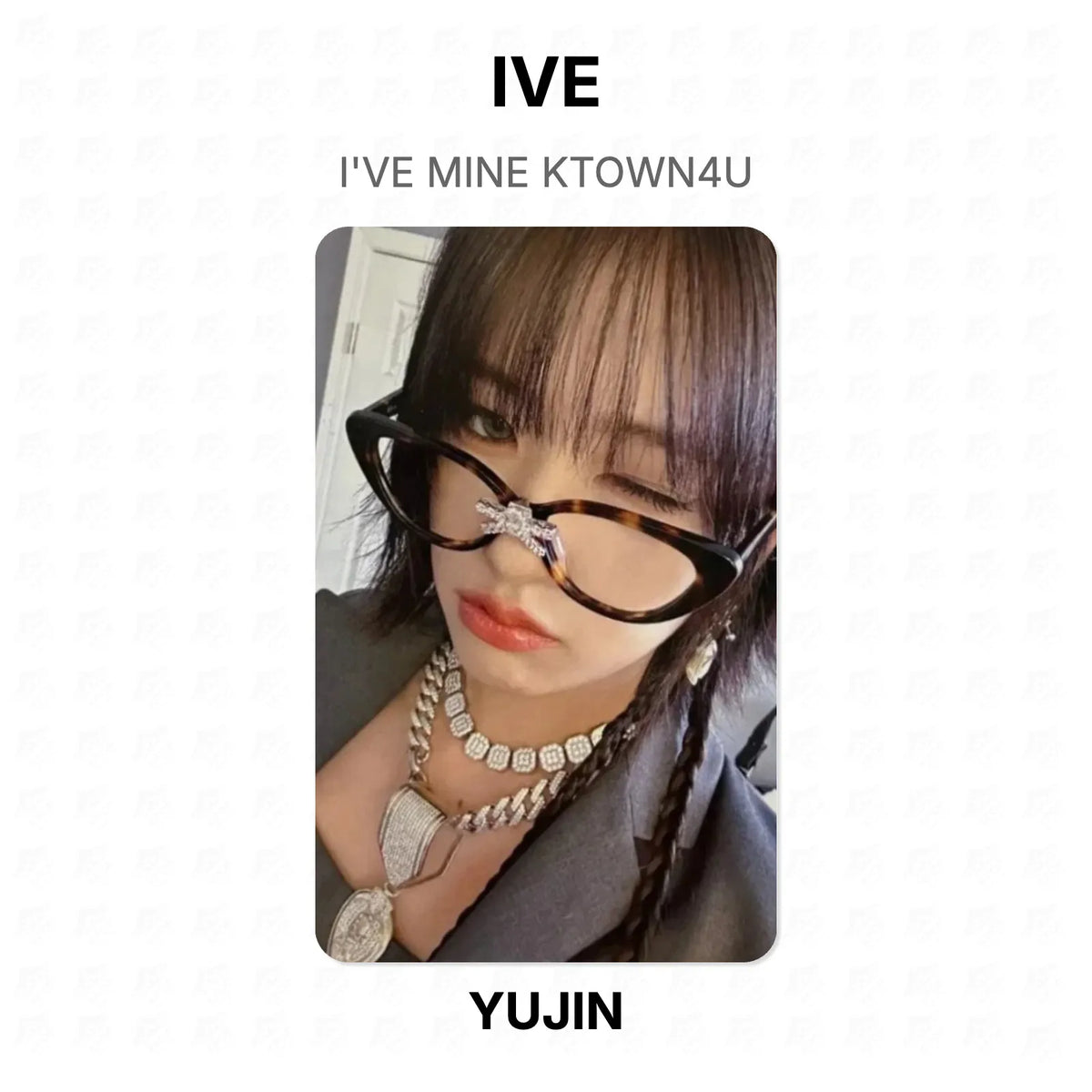 IVE I'VE MINE KTOWN4U Official Photocard