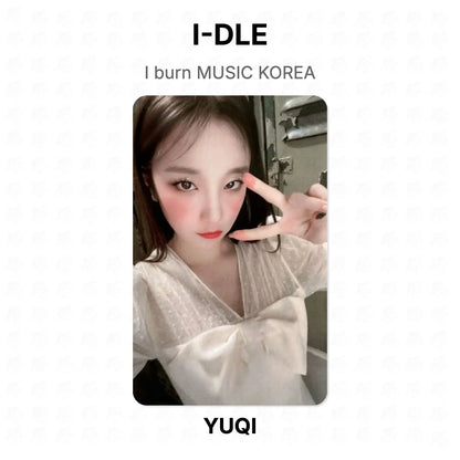 I-DLE I burn MUSIC KOREA Official Photocard