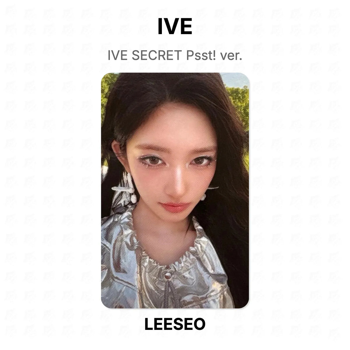 IVE SECRET Psst! ver. Official Photocard