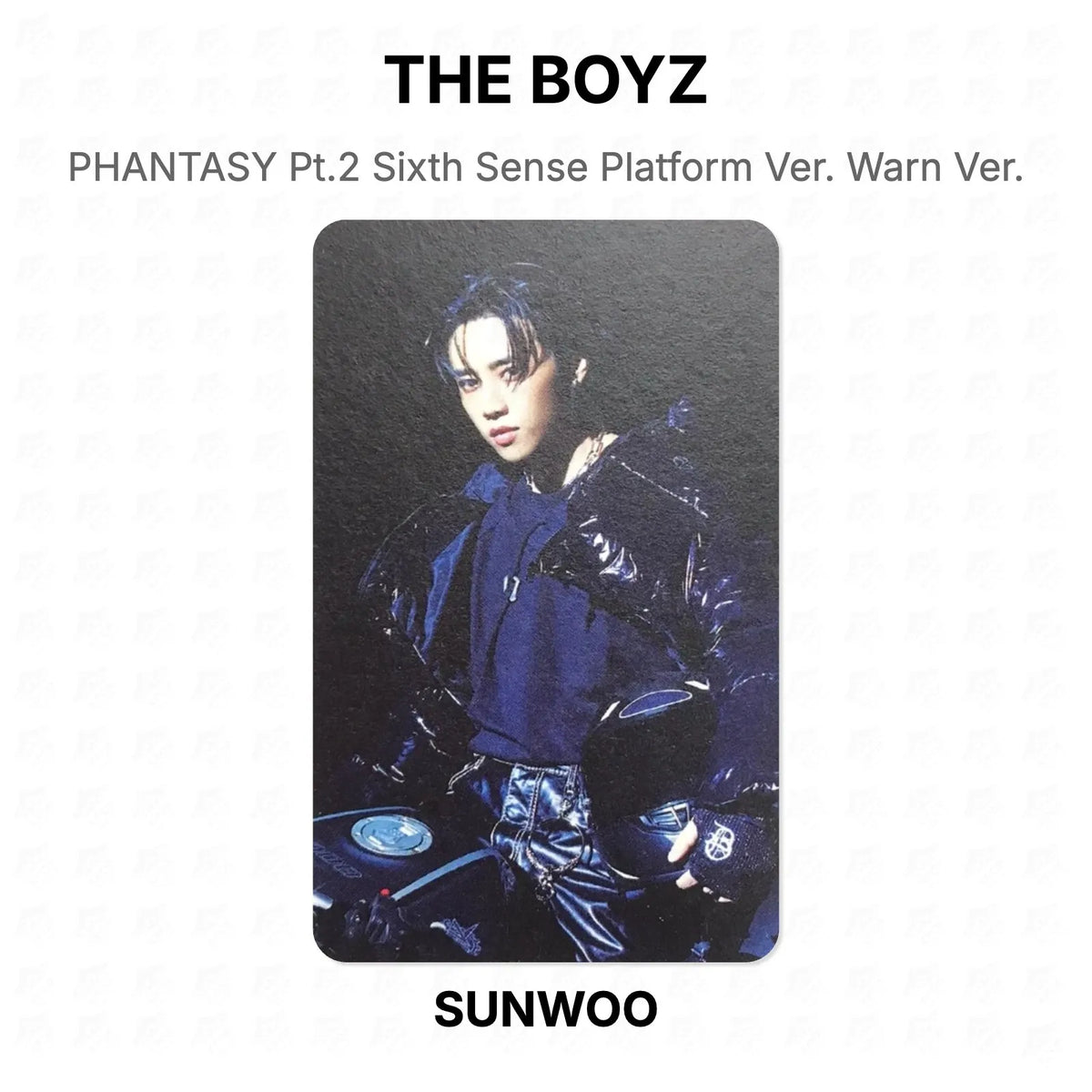THE BOYZ PHANTASY Pt.2 Sixth Sense Platform Ver. Warn Ver. Official Photocard