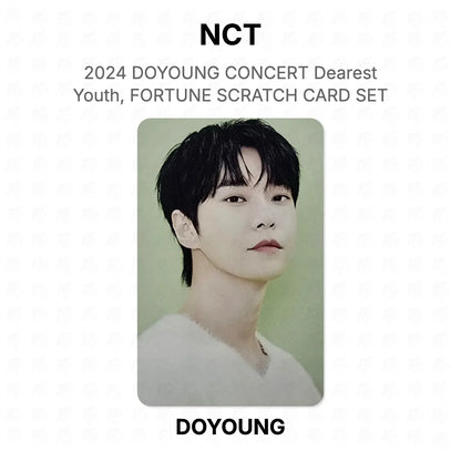 NCT 2024 DOYOUNG CONCERT Dearest Youth, FORTUNE SCRATCH CARD SET Official Photocard