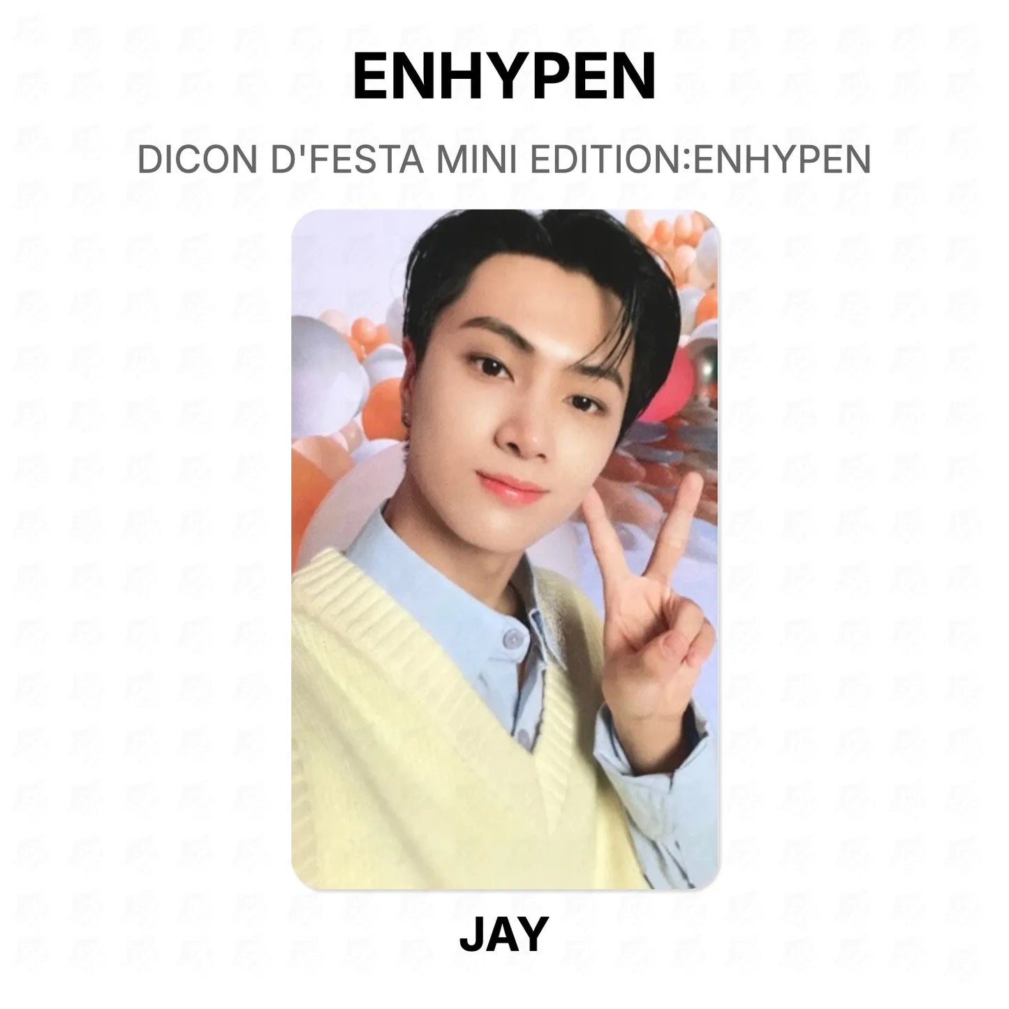 ENHYPEN DICON D'FESTA MINI EDITION:ENHYPEN Official Photocard