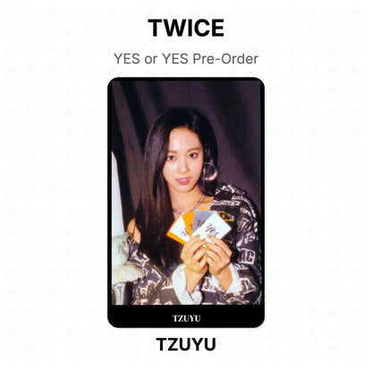 TWICE YES or YES Pre-Order Official Photocard
