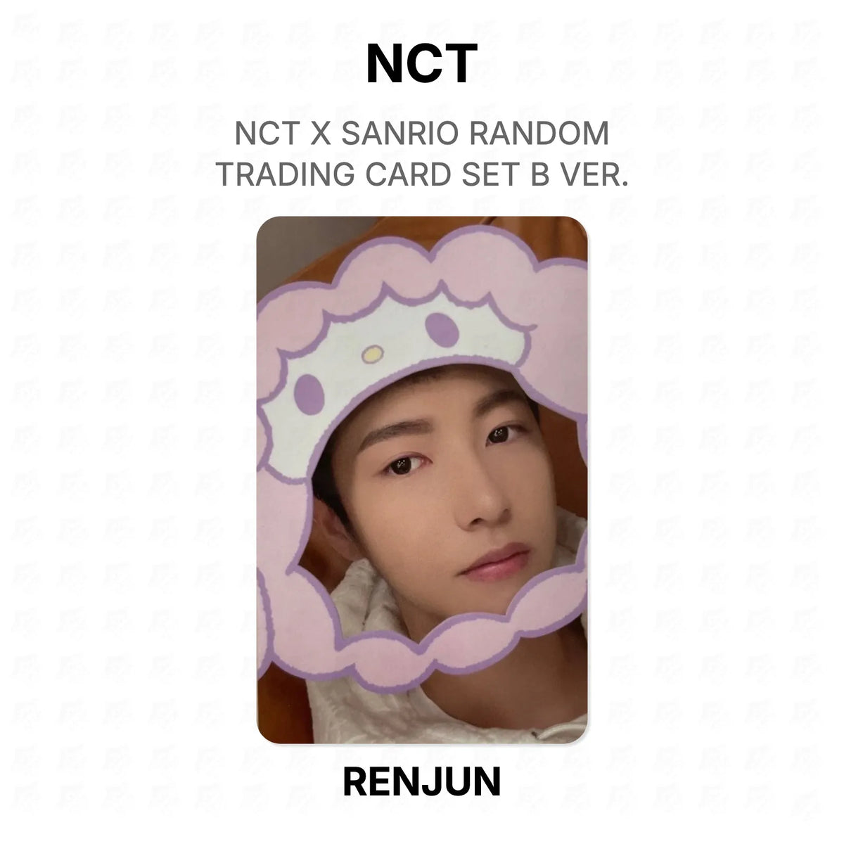 NCT X SANRIO RANDOM TRADING CARD SET B VER. Official Photocard